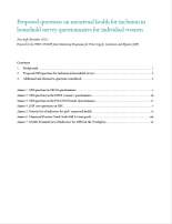 JMP updated household survey questions on menstrual health December 2022
