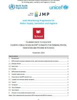 Cover of guidance note for 2023 country consultation on WASH in schools